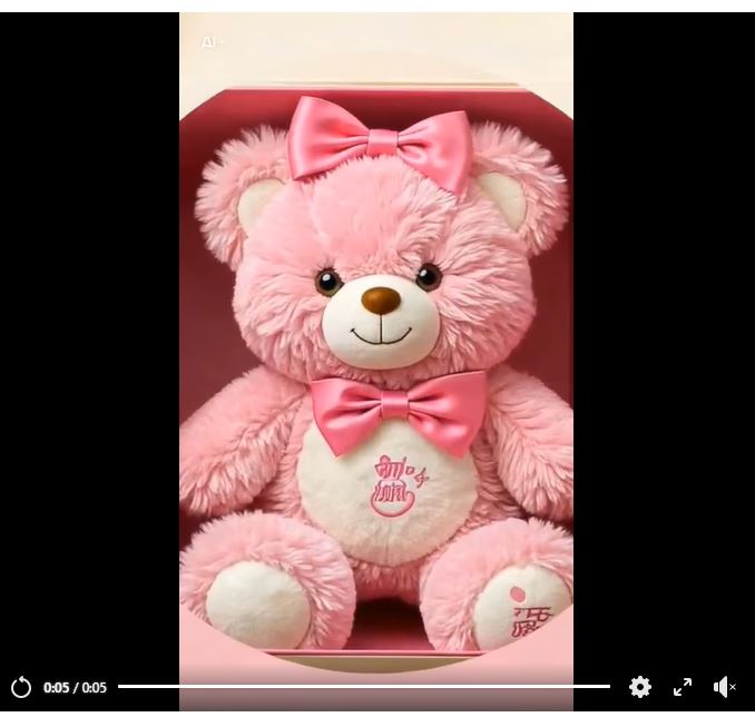 Gấu bông len handmade Baby Lunny Lace capture