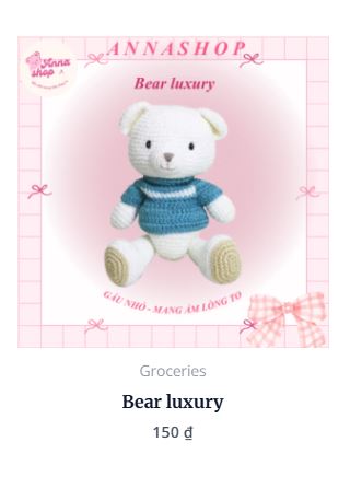 🧸 Gấu bông len handmade Bear Luxury là gì? capture