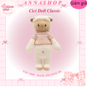 🧸 Gấu bông len handmade Cici Doll Classic là gì? image